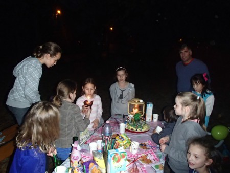 Kicsit ránksötétedett, mire a célállomásra értünk...